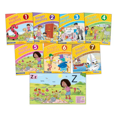 Finger Phonics Books 1-7: In Print Letters (American English Edition)