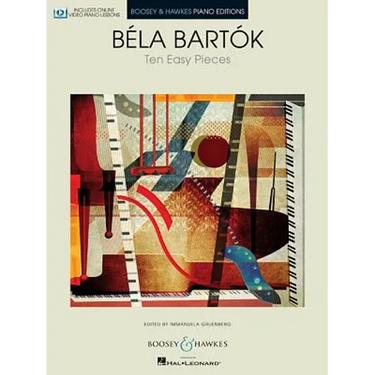 Bartok: Ten Easy Pieces for Piano (Book/Online Media)