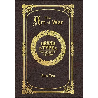 Large Print - The Art of War - Grand Type Collector's Edition - Matte Hardcover with Dust Jacket