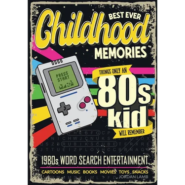 Best Ever Childhood Memories 1980s Word Search Entertainment: Things Only A 80s Kid Will Remember Word Search Book for Adults