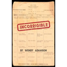 Incorrigible: A Coming-of-Age Memoir of Loss, Addiction & Incarceration