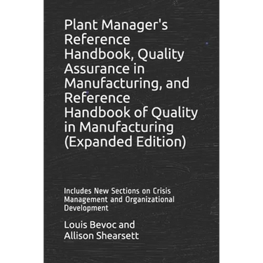 Plant Manager's Reference Handbook, Quality Assurance in Manufacturing, and Reference Handbook of Quality in Manufacturing (Expanded Edition): Include