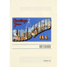 Vintage Lined Notebook Greetings from Springfield, Illinois