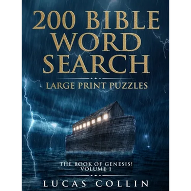 200 Bible Word Search Large Print Puzzles: The Book of Genesis!