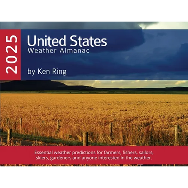 United States of America Weather Almanac 2025 (Paperback)