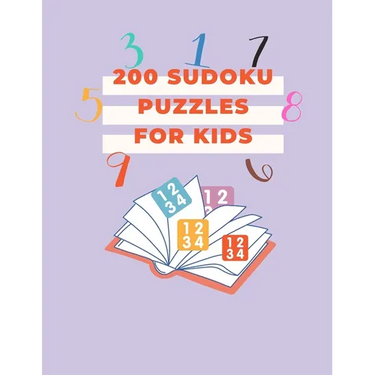 200 sodoku pezzles for kids: 200easy sudoku puzzles for kids 6*6 with sollutions 84 pages