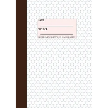 Organic Chemistry Notebook: Hexagonal Graph Paper, 100 pages