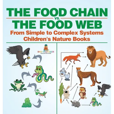 The Food Chain vs. The Food Web - From Simple to Complex Systems Children's Nature Books
