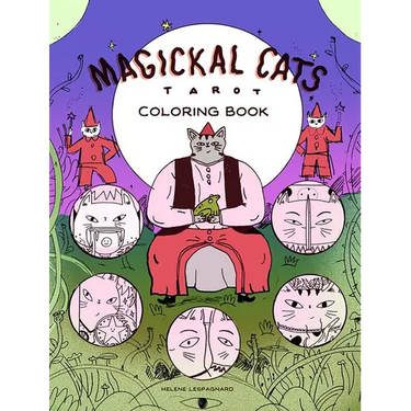 Magickal Cats Tarot Coloring Book