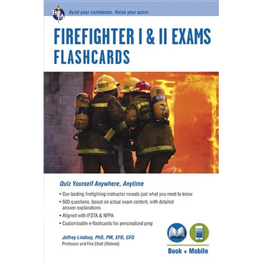 Firefighter I & II Exams Flashcard Book (Book + Online)
