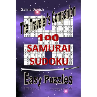 The Traveler's Companion: 100 SAMURAI SUDOKU Easy Puzzles