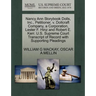 Nancy Ann Storybook Dolls, Inc., Petitioner, V. Dollcraft Company, a Corporation, Lester F. Hinz and Robert E. Kerr. U.S. Supreme Court Transcript of