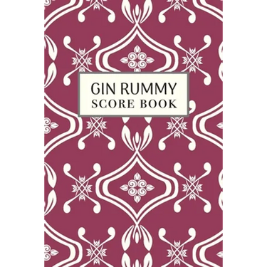 Gin Rummy Score Book: 6x9, 110 pages, Keep Track of Scoring Card Games