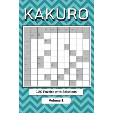 Kakuro Puzzle Book for Adults: Cross Sums Math Logic Puzzles