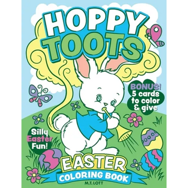 Hoppy Toots Easter Coloring Book