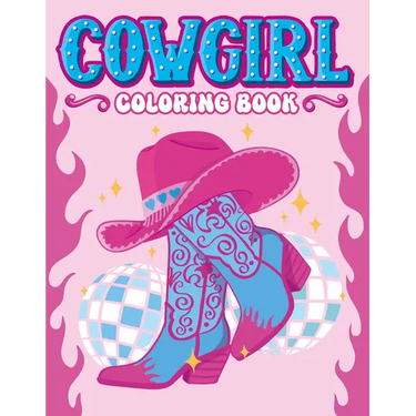 Cowgirl Coloring Book