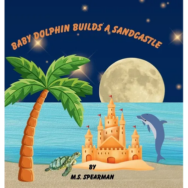 Baby Dolphin Builds A Sandcastle