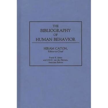 The Bibliography of Human Behavior