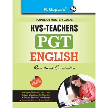 Kvs: English (PGT) Teachers Recruitment Exam Guide