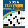 2024 Medium Crossword Puzzle Book for Adults: Medium Crossword Puzzles Book For Adults And Seniors, Beautiful Crossword Puzzle Book For Puzzle Lovers