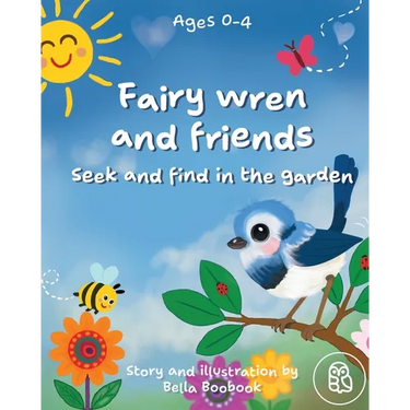 Fairy wren and friends: Seek and find in the garden