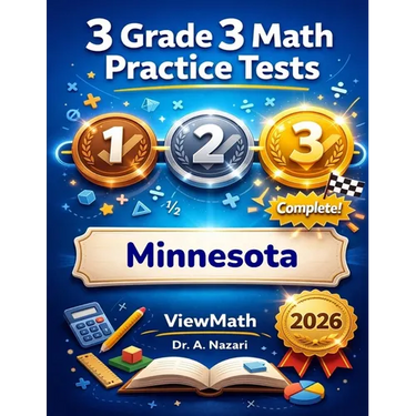 3 Minnesota MCA Grade 3 Math Practice Tests: Full-Length Test Prep with Detailed Answer Explanations