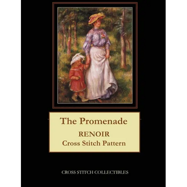 The Promenade: Renoir Cross Stitch Pattern