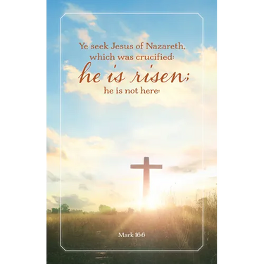 Easter Bulletin: Ye Seek (Package of 100): Mark 16:6 (Kjv)