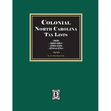 Colonial North Carolina Tax Lists, 1679, 1693-1694, 1703-1720, and 1753-1754