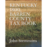 Kentucky 1800, Barren County Tax Book