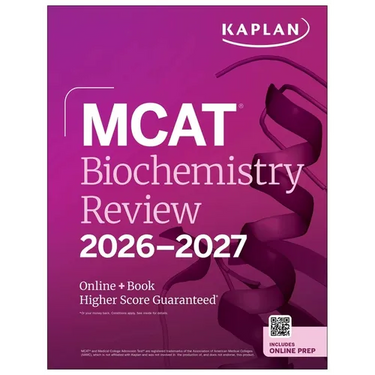 MCAT Biochemistry Review 2026-2027: Online + Book