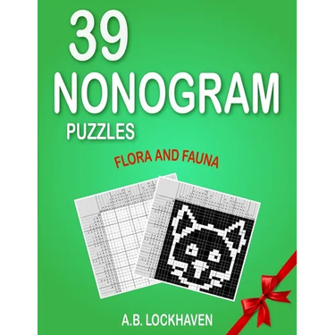 39 Nonogram Puzzles: Flora and Fauna