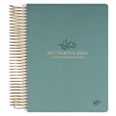 KJV Holy Bible, My Creative Bible - Illustrators Edition, Journal Space, Hardcover, King James Version, Teal Debossed