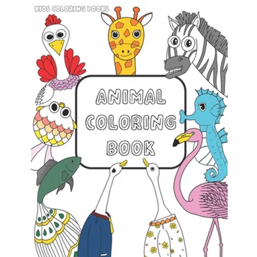 Kids Coloring Books Animal Coloring Book