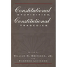 Constitutional Stupidities, Constitutional Tragedies