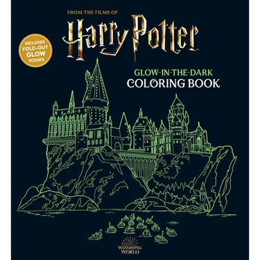 Harry Potter Glow-In-The-Dark Coloring Book