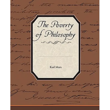 The Poverty of Philosophy