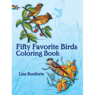 Fifty Favorite Birds Coloring Book