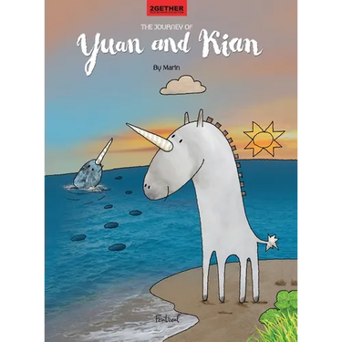 The Journey of Yuan and Kian: How a land unicorn and a sea unicorn created the stars in the sky