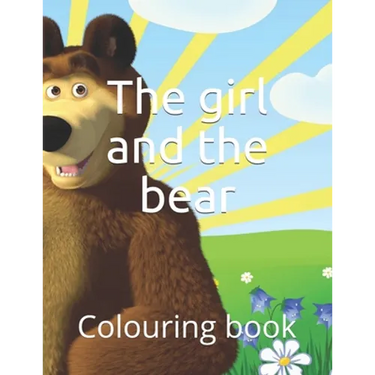The girl and the bear: Colouring book