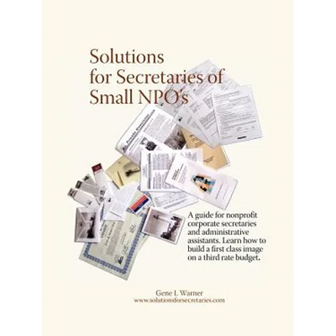 Solutions for Secretaries of Small Npo's