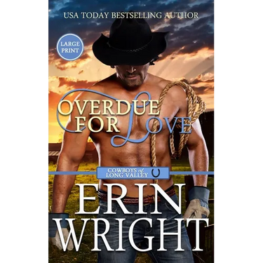 Overdue for Love: A Secret Baby Western Romance (Large Print - Hardcover)