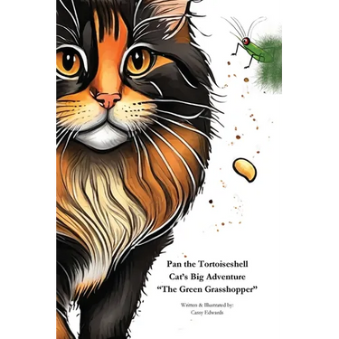 Pan the Tortoiseshell Cat's Big Adventure "The Green Grasshopper"