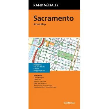 Rand McNally Folded Map: Sacramento Street Map