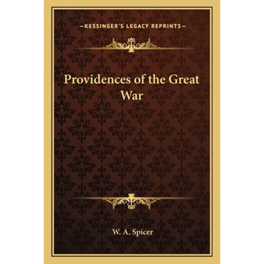 Providences of the Great War