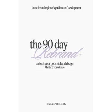 The 90 Day Rebrand: Unleash Your Potential and Design the Life You Desire
