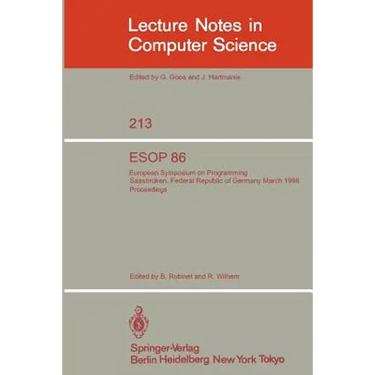 ESOP 86: European Symposium on Programming, Saarbrücken, Federal Republic of Germany, March 17-19, 1986. Proceedings