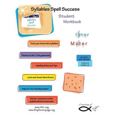 Syllables Spell Success Student Workbook