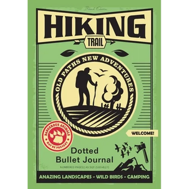 Dotted Bullet Journal: Medium A5 - 5.83X8.27 (Hiking Trail)
