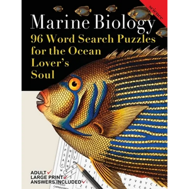 Marine Biology: 96 Word Search Puzzles for the Ocean Lover's Soul